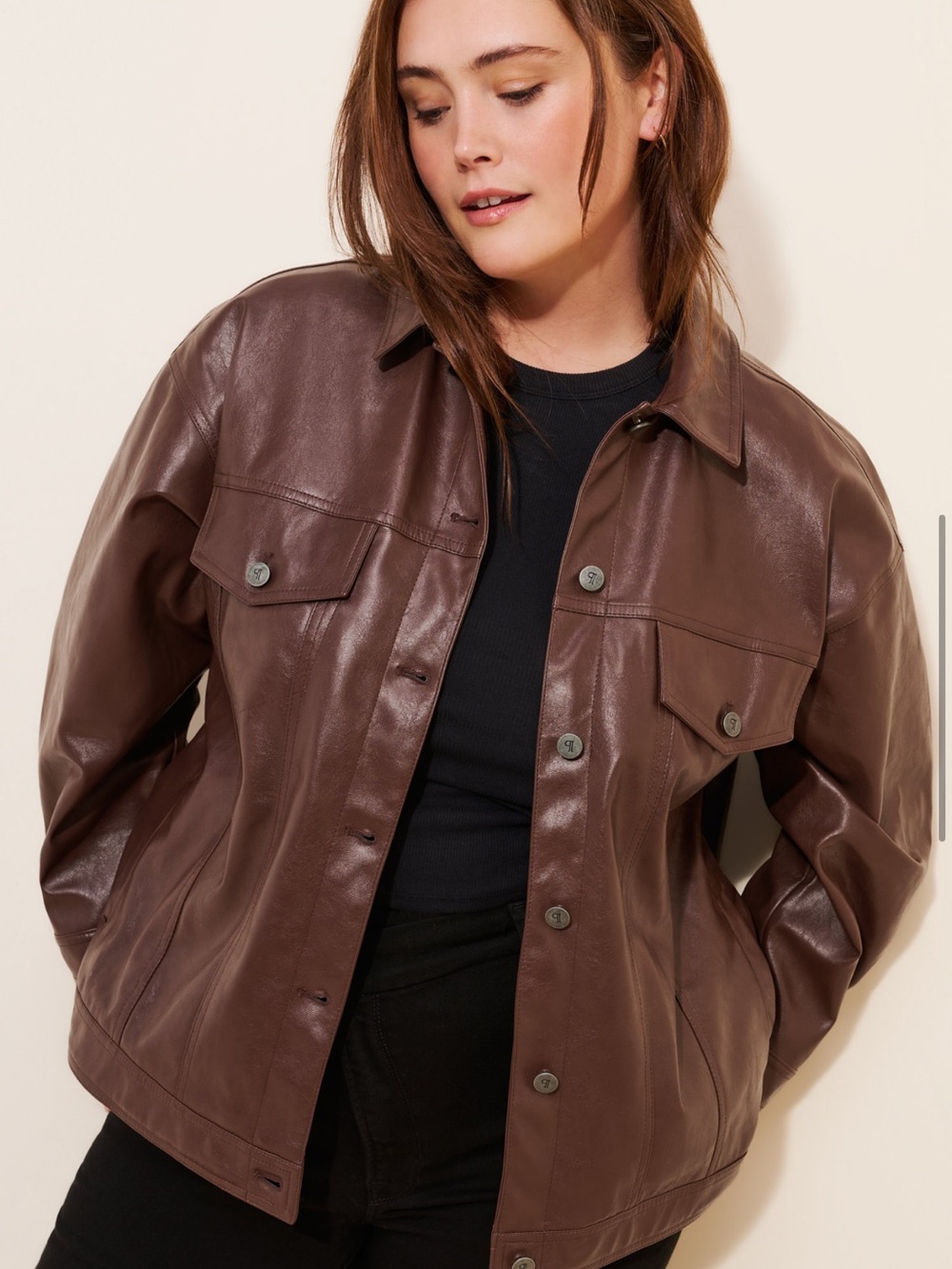 Anthropologie Pilcro Chocolate Brown Weston Boyfriend Jacket